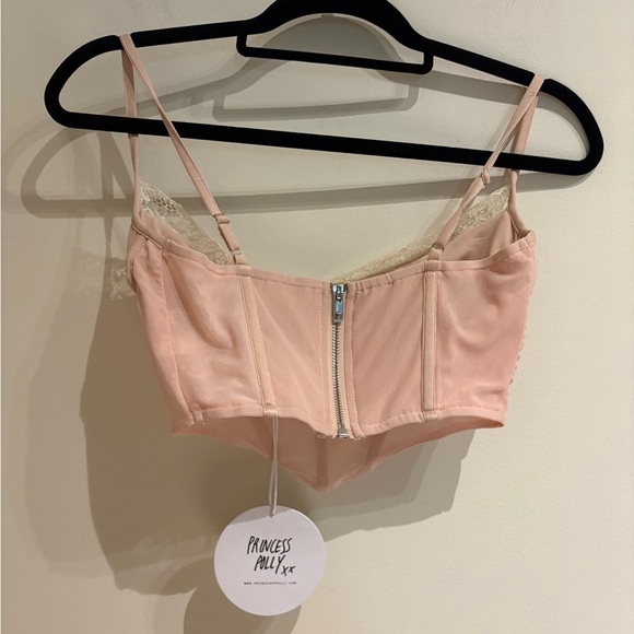 Princess Polly Beige Chosen One Top Bustier Size 2 NWT - Picture 6 of 6